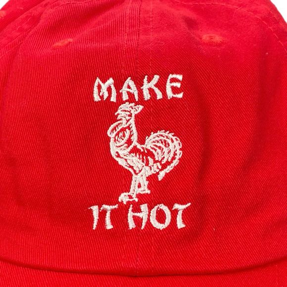 Petals & Peacocks x Zumiez Sriracha Make It Hot Baseball Hat - One Size - Picture 5 of 9
